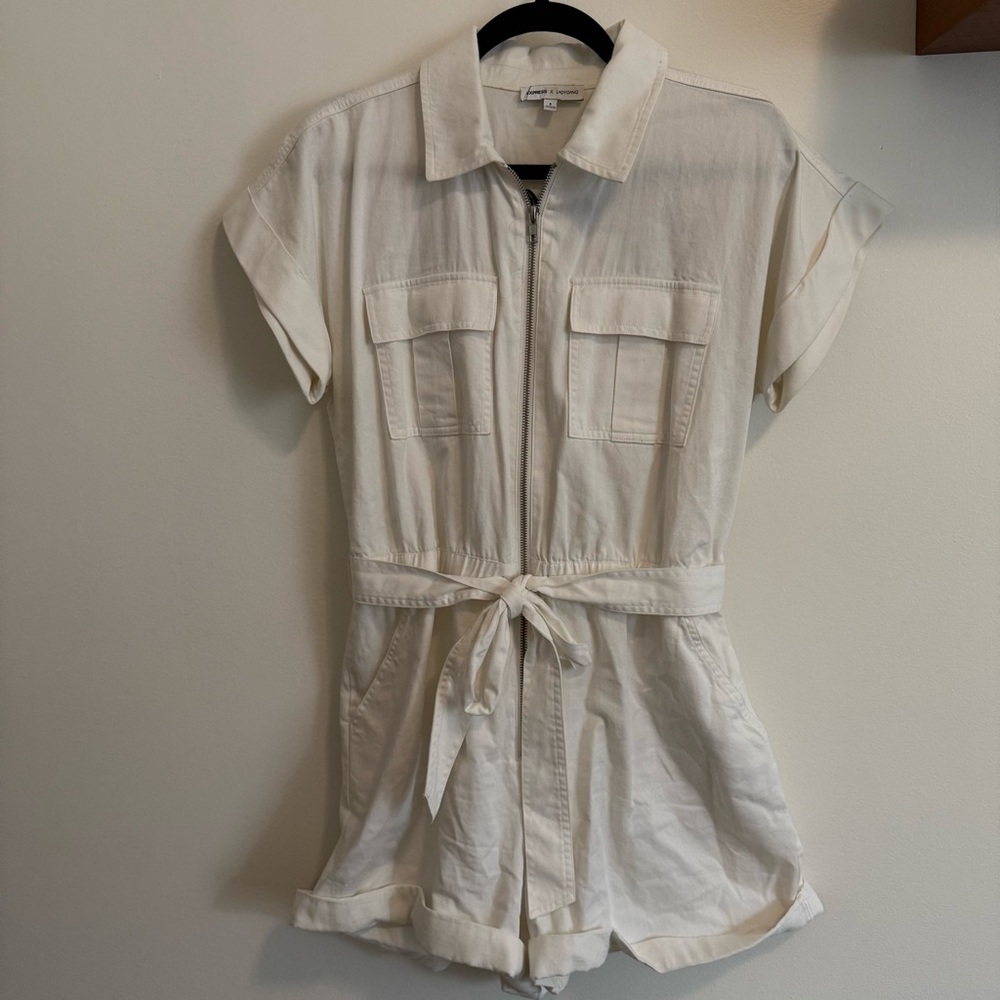 Express x Ladygang White Romper